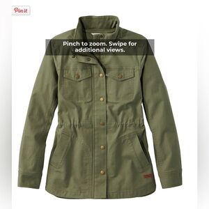 Women's L.L.Bean Green Field Jacket